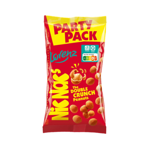 Lorenz NicNacs Party Pack, Erdnuesse in Teighuelle, 300 Gramm